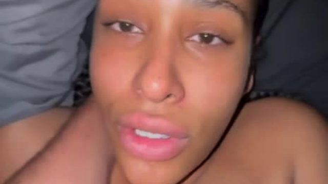 Jaaden Fucking Big Boobs Ebony POV in Steamy Sex Tape